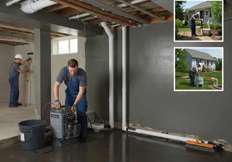 Basement Waterproofing and Flood Prevention process in Monon, IN